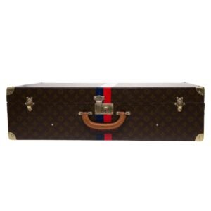 LOUIS VUITTON Rare 75 Suitcase in brown monogram canvas | AlmaBagz