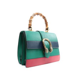 GUCCI Dionysus Medium Bamboo Top Handle - Green | AlmaBagz