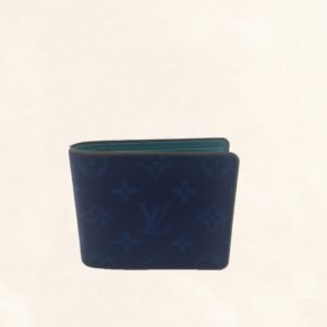 Louis Vuitton Pacific Blue Monogram Slender Wallet | M62248 | AlmaBagz
