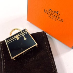 HERMES charm metal gold Curio Jite Kelly | AlmaBagz