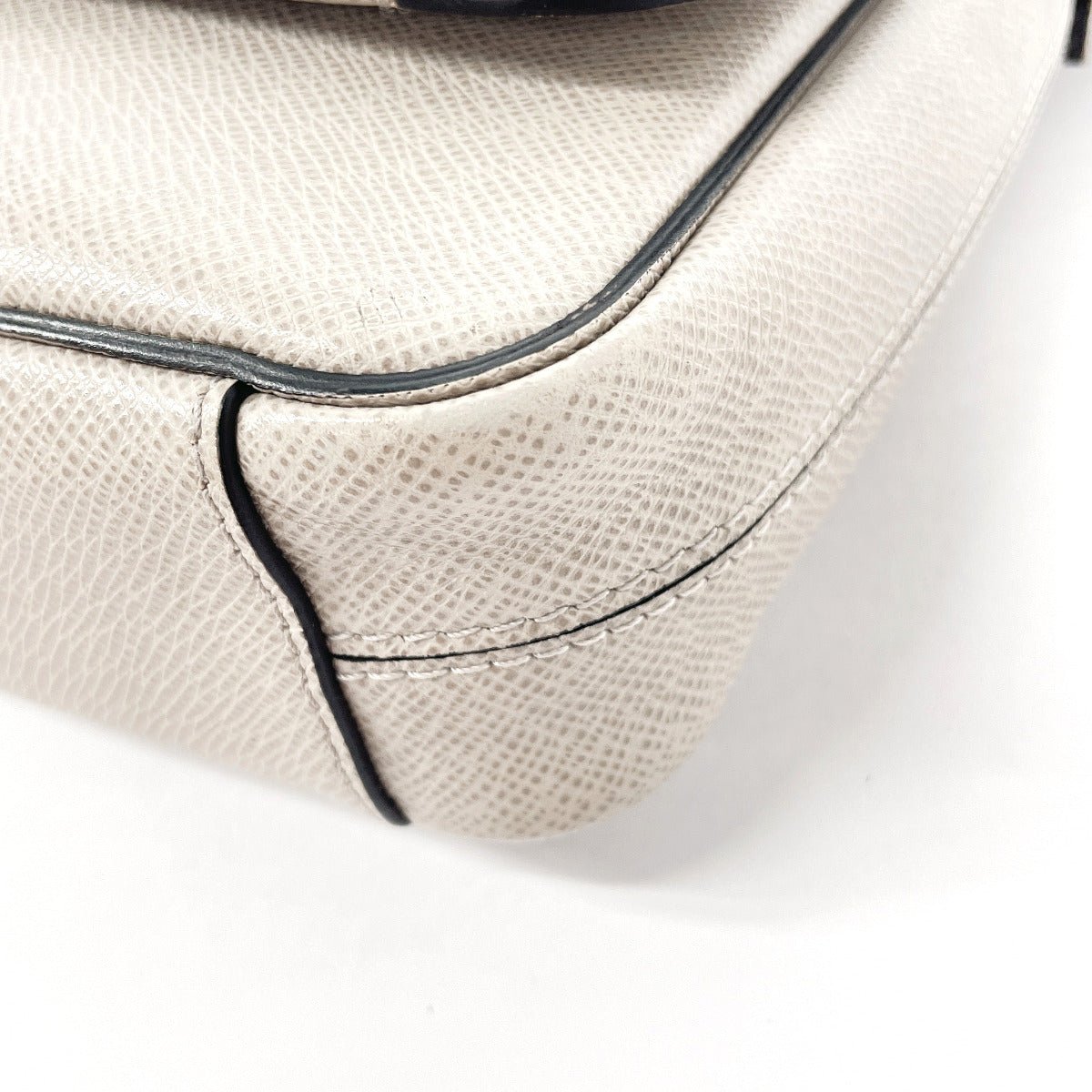 LOUIS VUITTON Shoulder Bag M32733 Taiga Leather off white Roman PM | AlmaBagz - Image 5