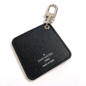 LOUIS VUITTON key ring MP1621 Damier Grafitte black Christopher nemes Illustrated rope | AlmaBagz