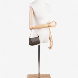 Louis Vuitton Mini pochette Monogram Coated Canvas | AlmaBagz