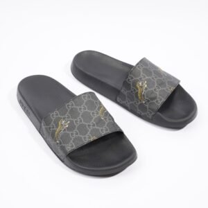 Gucci GG Supreme Monogram Tigers Black / Grey Monogram Canvas EU 44 UK 10 | AlmaBagz