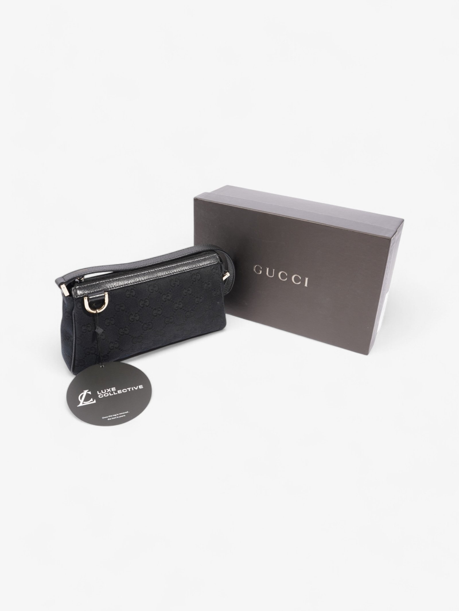 Gucci Abbey Black Canvas | AlmaBagz - Image 8