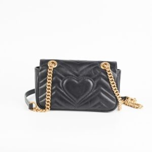 Gucci Marmont Mini Black | AlmaBagz