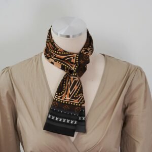 Louis Vuitton Brown Logo Bandeau | AlmaBagz