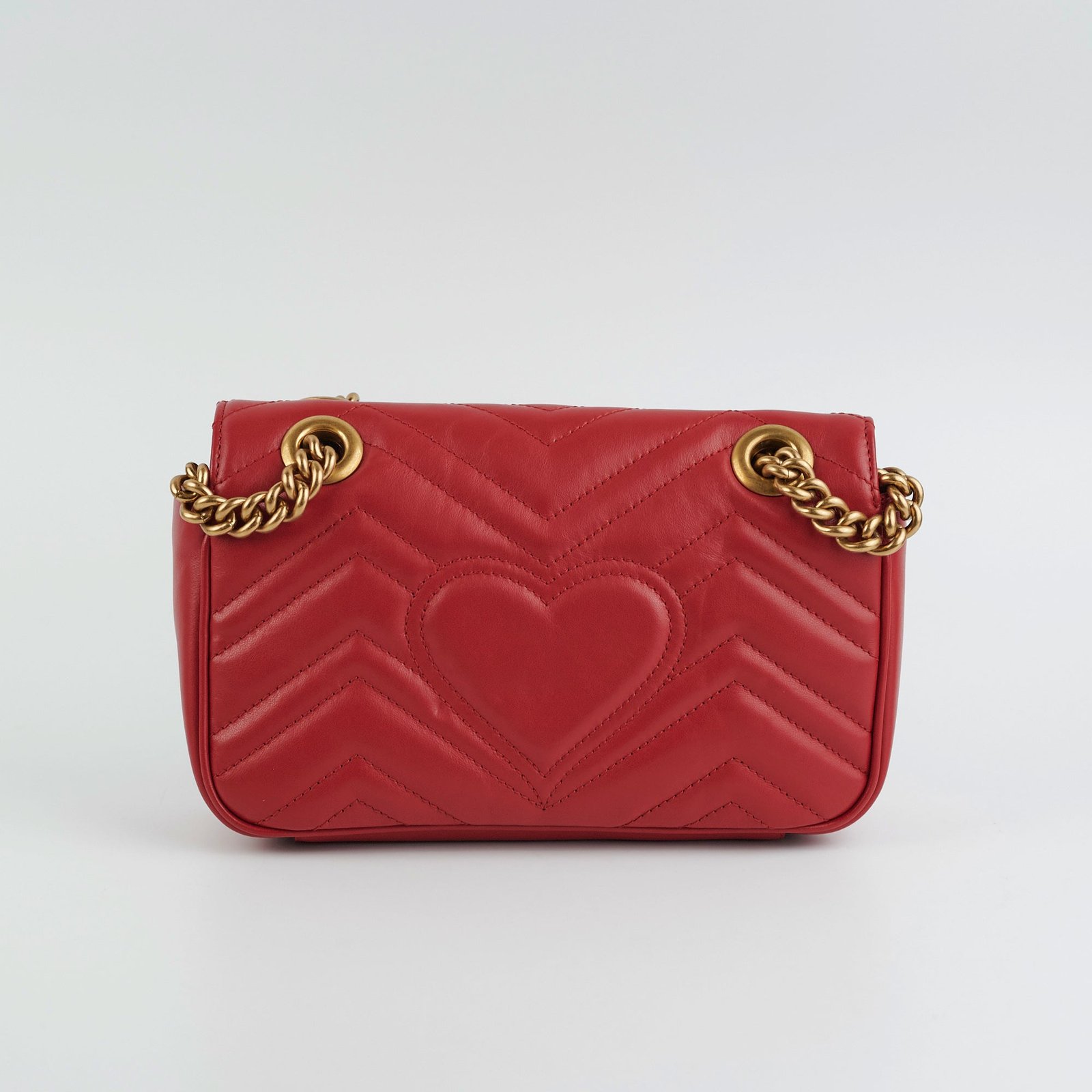 Gucci Marmont Mini Red | AlmaBagz