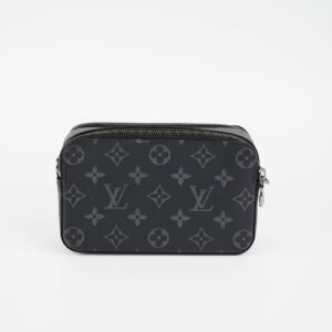 Louis Vuitton Alpha Wearable Wallet Monogram Eclipse Bag | AlmaBagz