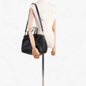 Gucci Boston Bag Microguccissima Black Leather | AlmaBagz