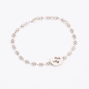 Gucci Interlocking G Bracelet Silver Silver Sterling 19cm | AlmaBagz