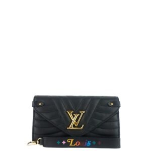 LOUIS VUITTON New Wave Calfskin Leather Long Wallet Bag | AlmaBagz