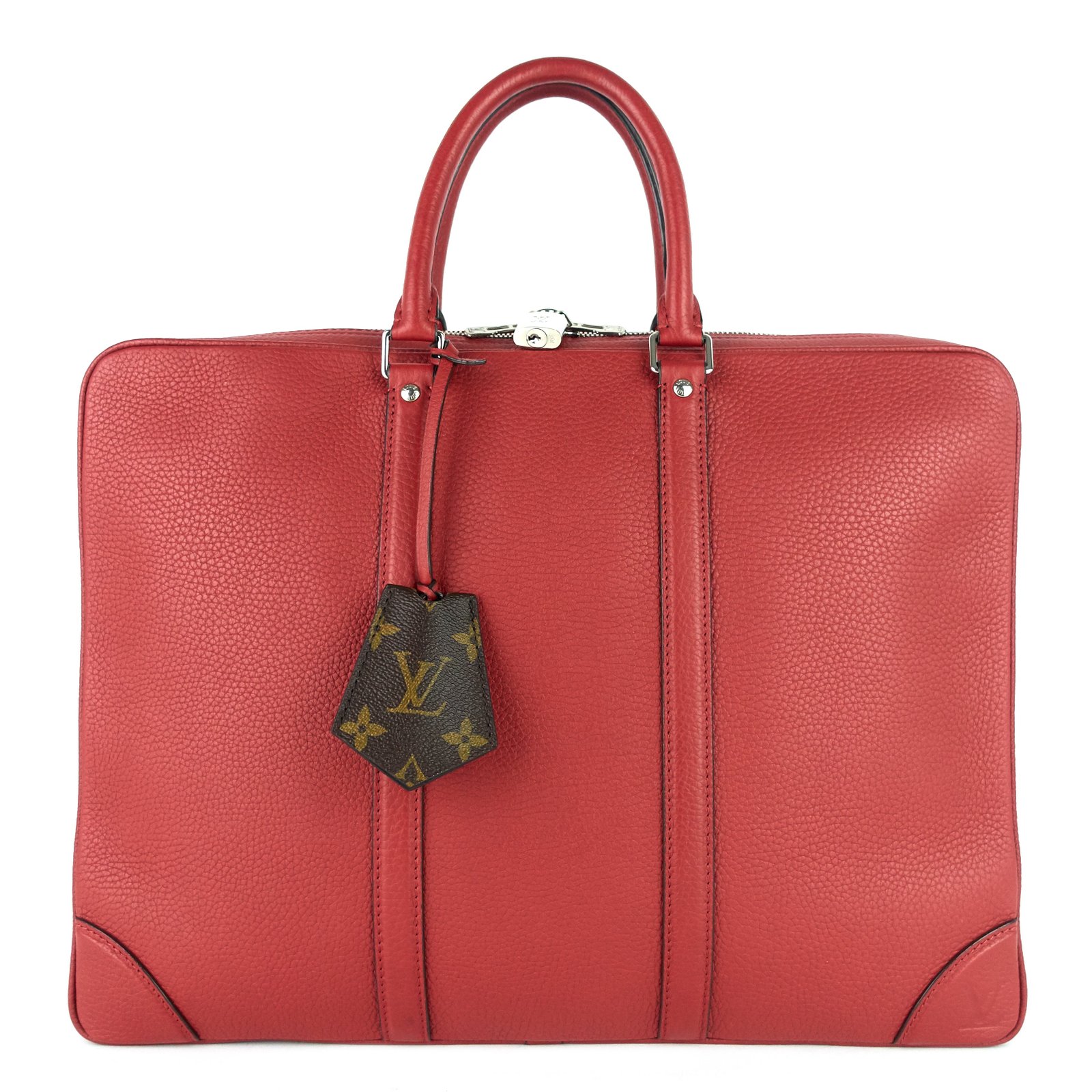 LOUIS VUITTON Porte-Documents Voyage PM Taurillon Leather Briefcase Bag | AlmaBagz - Image 10