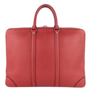 LOUIS VUITTON Porte-Documents Voyage PM Taurillon Leather Briefcase Bag | AlmaBagz