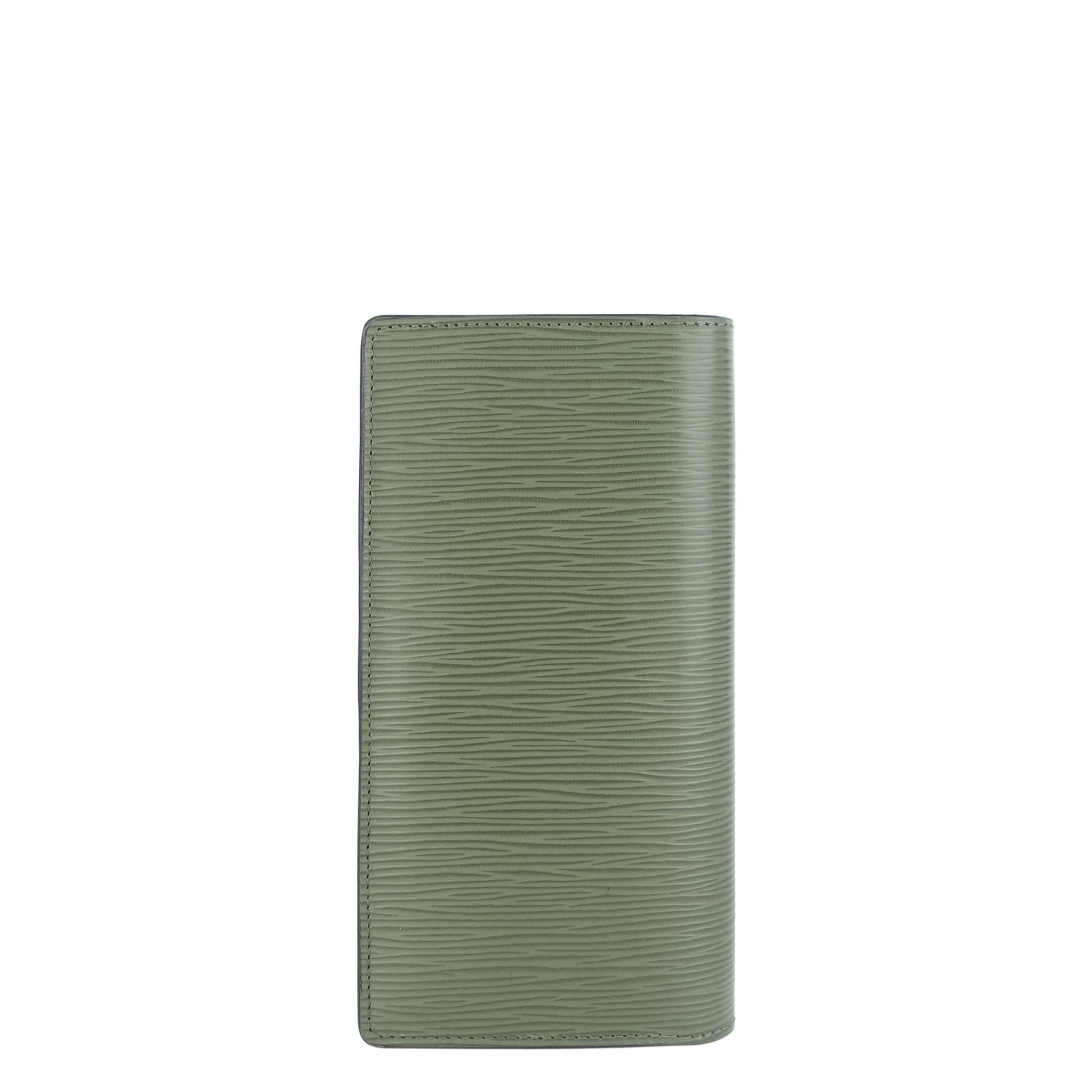 LOUIS VUITTON Brazza Green Epi Leather Wallet | AlmaBagz