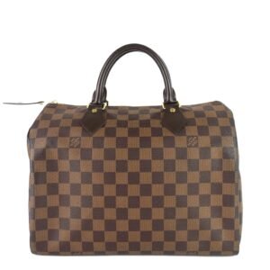 LOUIS VUITTON Speedy 30 Damier Ebene Canvas Bag | AlmaBagz