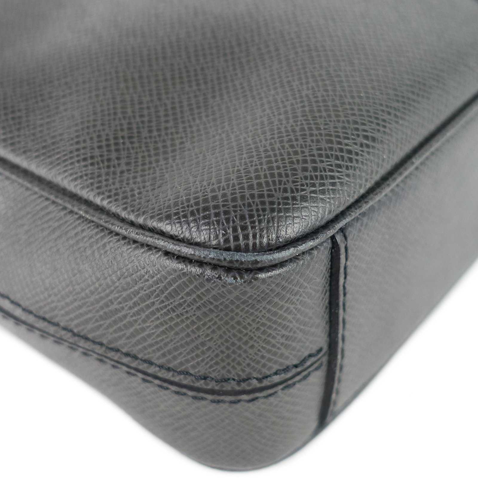 LOUIS VUITTON Porte-Document Voyage Ardoise Leather Briefcase Bag | AlmaBagz - Image 6