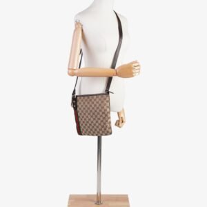 Gucci Sherry Line GG Supreme / Red / Green Canvas | AlmaBagz