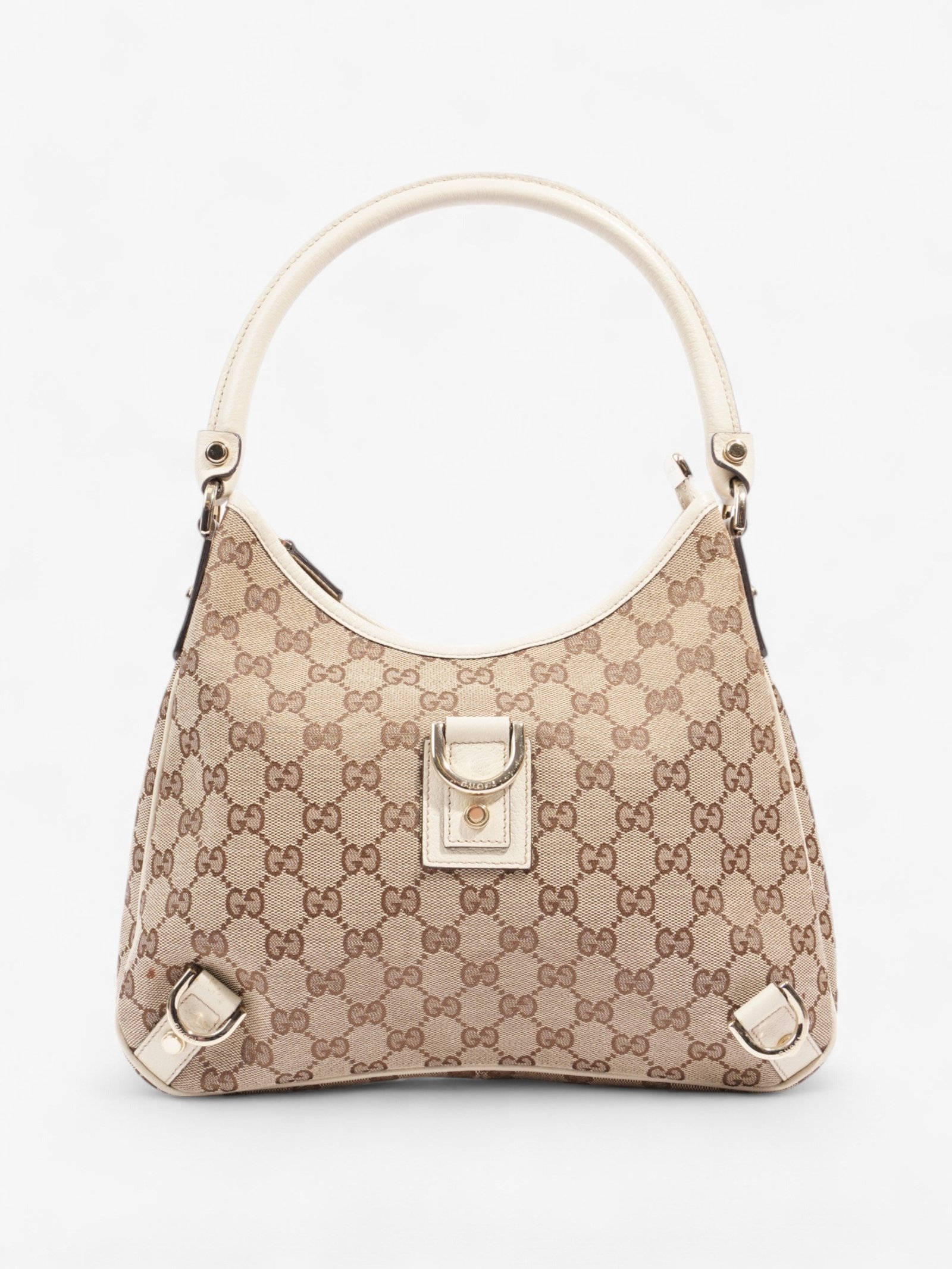 Gucci Abbey D-Ring GG Supreme / Cream Canvas | AlmaBagz - Image 11