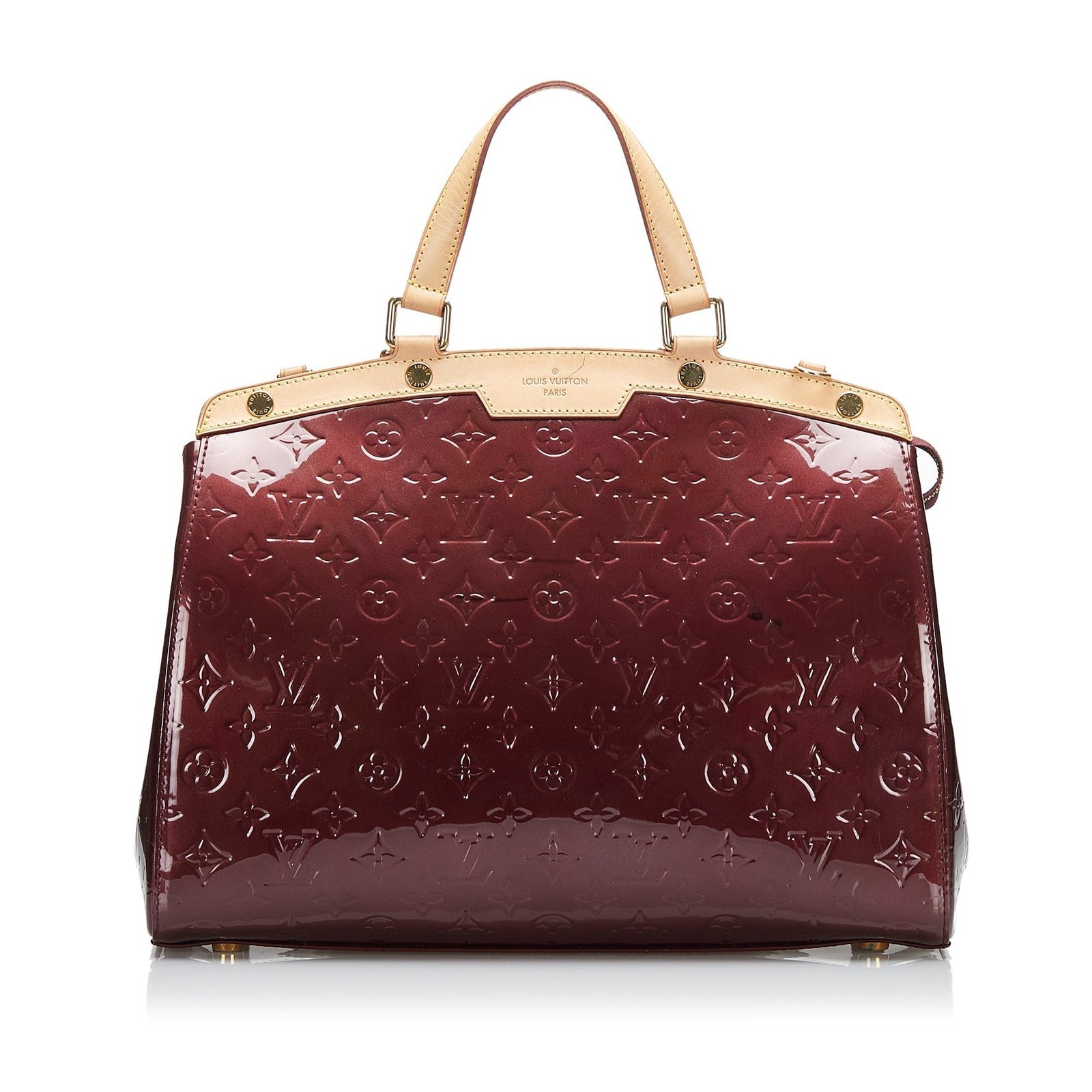 Louis Vuitton Brea GM Red Monogram Vernis | AlmaBagz