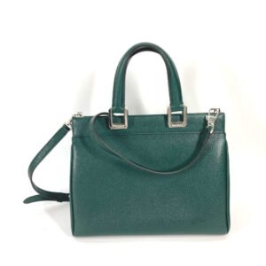GUCCI Handbag 569712 leather green Zumi Small GG Women Secondhand | AlmaBagz
