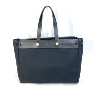 HERMES Tote Bag Canvas / leather black Herbag Cabass GM | AlmaBagz