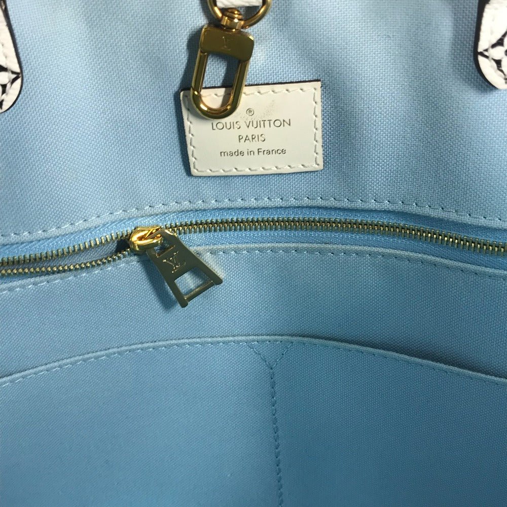 LOUIS VUITTON Shoulder Bag M44720 Monogram giant canvas blue Monogram Giant Okinawa Limited On-the-go GM | AlmaBagz - Image 8