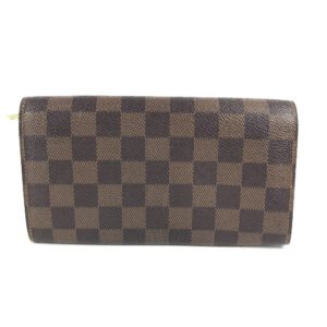 LOUIS VUITTON Long Wallet Purse N61725 Damier canvas Brown Damier Porto Monnaie Cartes Crdit | AlmaBagz