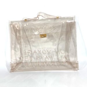 HERMES Handbag Plastics clear Plastics Kelly | AlmaBagz