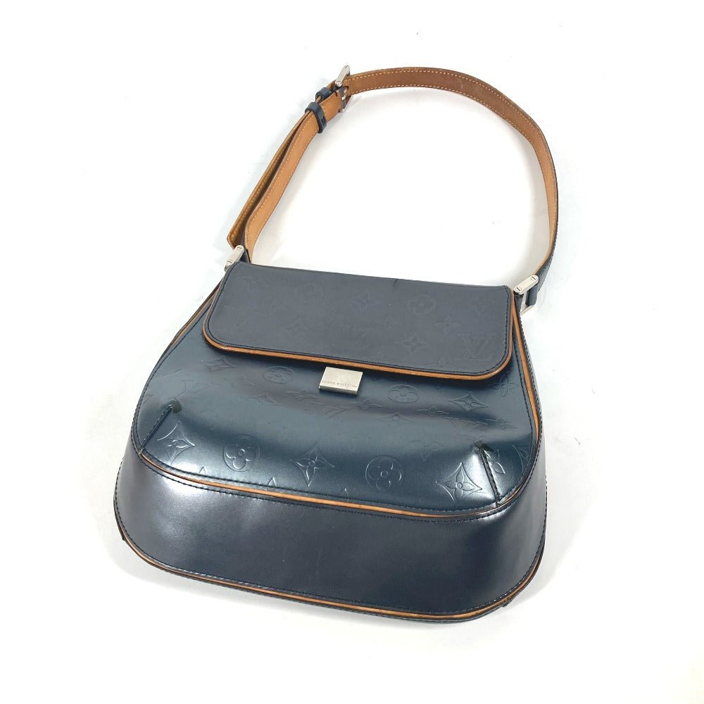 LOUIS VUITTON Shoulder Bag M55155 Monogram mat leather Navy Monogram mat Webster Street | AlmaBagz - Image 4