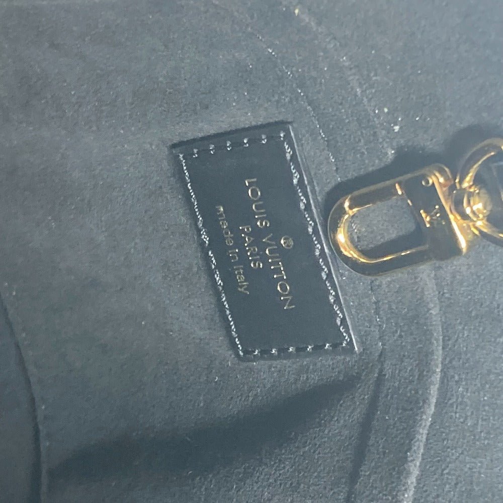 LOUIS VUITTON Shoulder Bag M59961 Raffia, Leather black LV logo Petite Bucket | AlmaBagz - Image 13