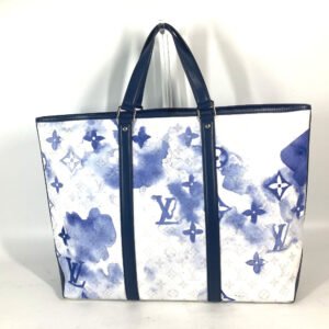 LOUIS VUITTON Shoulder Bag M45755 Monogram canvas blue Monogram Weekend Tote GM | AlmaBagz