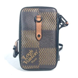 LOUIS VUITTON Shoulder Bag N40152 Damier Azur Canvas white Damier Azur Neo Noe purse | AlmaBagz