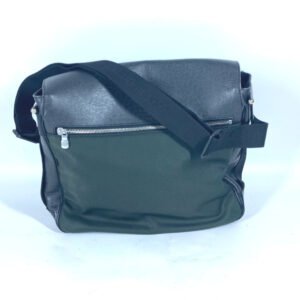 LOUIS VUITTON Shoulder Bag M30142 Taiga Leather, Nylon Canvas black Taiga Victor | AlmaBagz