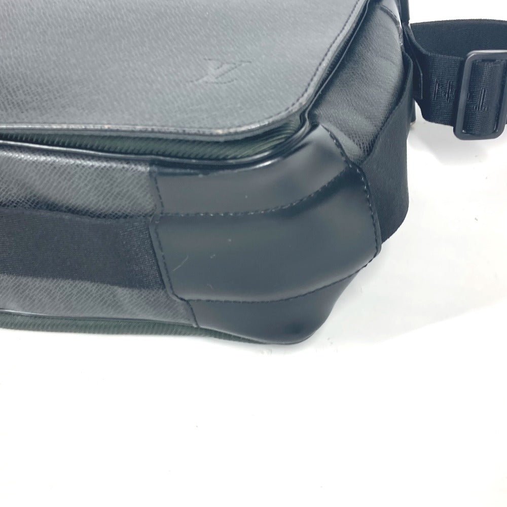 LOUIS VUITTON Shoulder Bag M30142 Taiga Leather, Nylon Canvas black Taiga Victor | AlmaBagz - Image 5