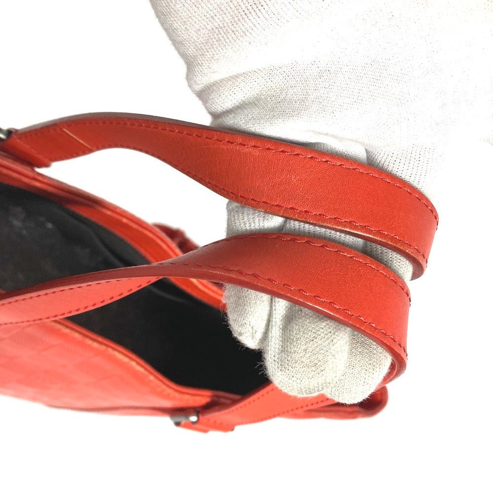 LOUIS VUITTON Shoulder Bag N41268 Damier Anfini Leather Orange type Damier Anfini Tadao PM | AlmaBagz - Image 3