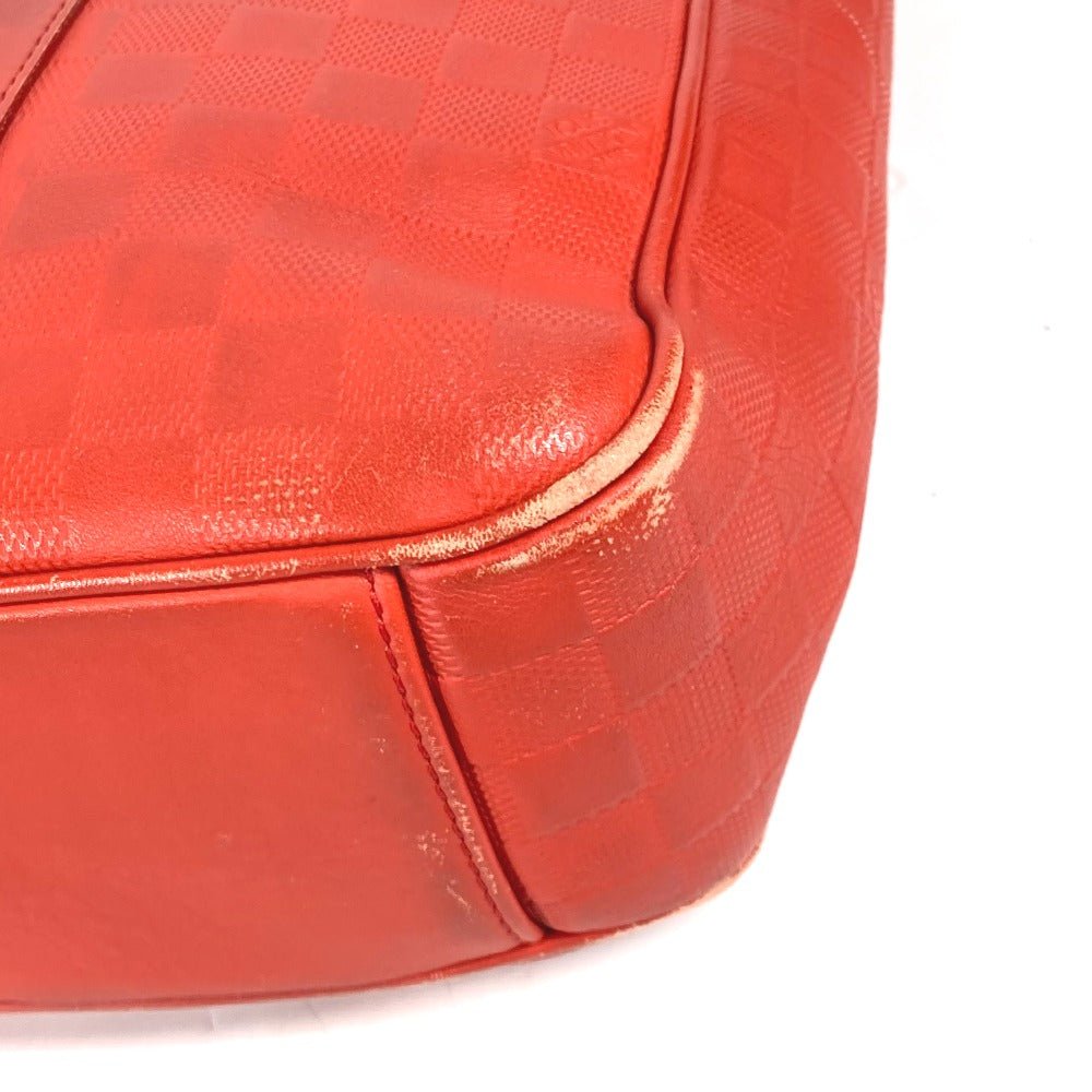 LOUIS VUITTON Shoulder Bag N41268 Damier Anfini Leather Orange type Damier Anfini Tadao PM | AlmaBagz - Image 7