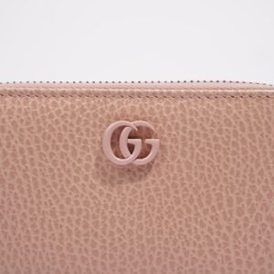Gucci Zip Around Purse Pink Leather | AlmaBagz