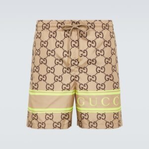Gucci Men Gg Nylon Swimshorts | AlmaBagz