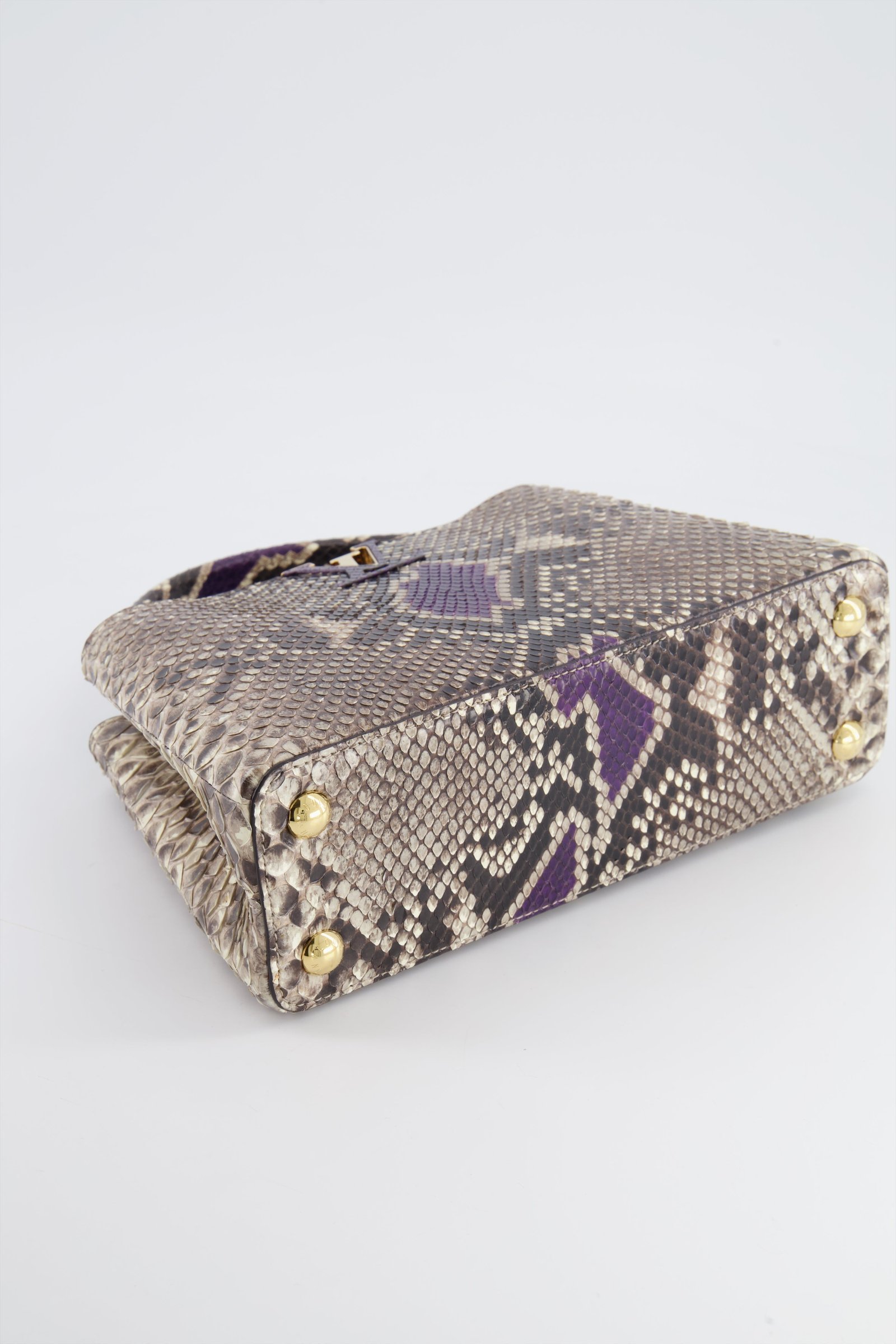 Louis Vuitton Python Capucines BB Bag with Gold Hardware | AlmaBagz - Image 16