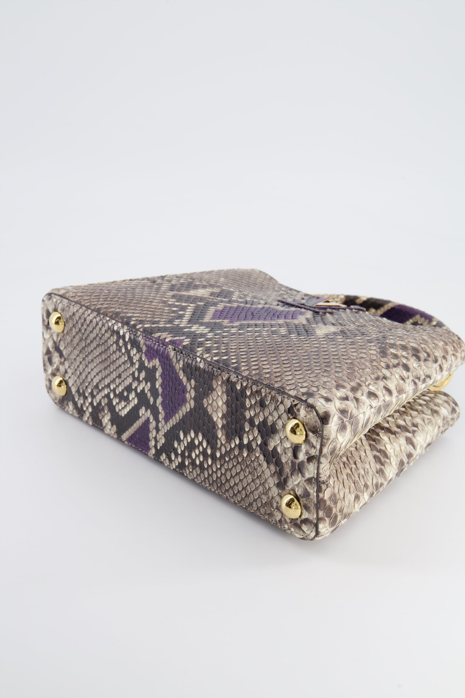 Louis Vuitton Python Capucines BB Bag with Gold Hardware | AlmaBagz - Image 15