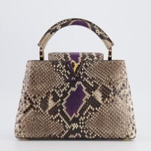 Louis Vuitton Python Capucines BB Bag with Gold Hardware | AlmaBagz