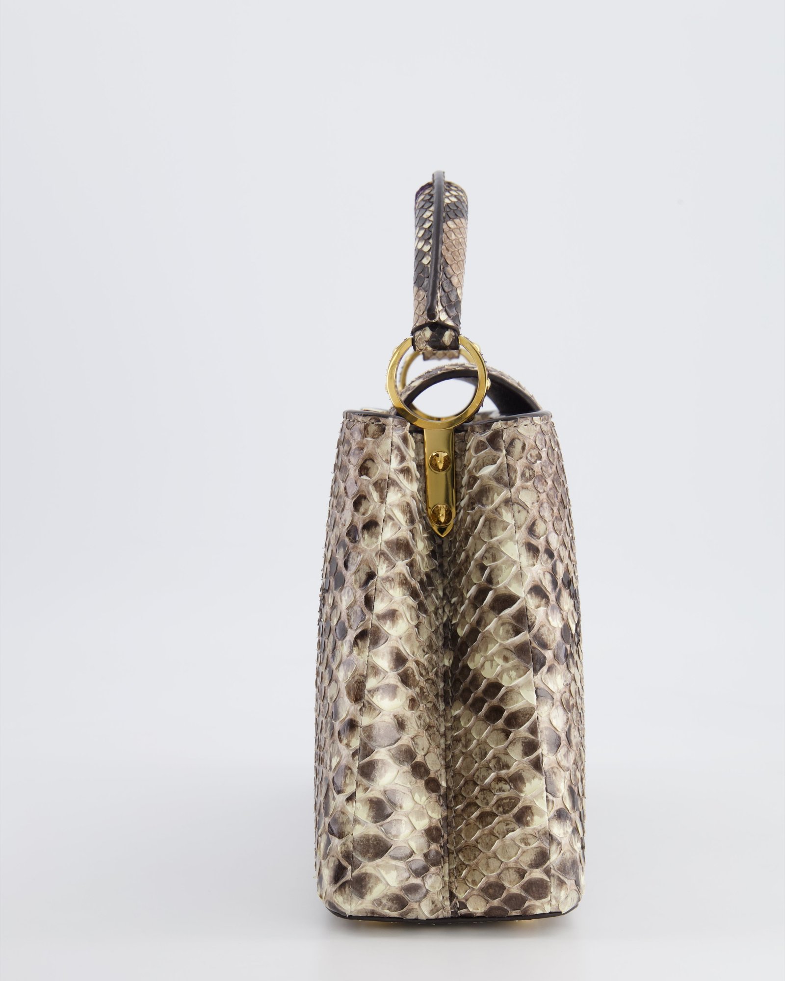Louis Vuitton Python Capucines BB Bag with Gold Hardware | AlmaBagz - Image 5