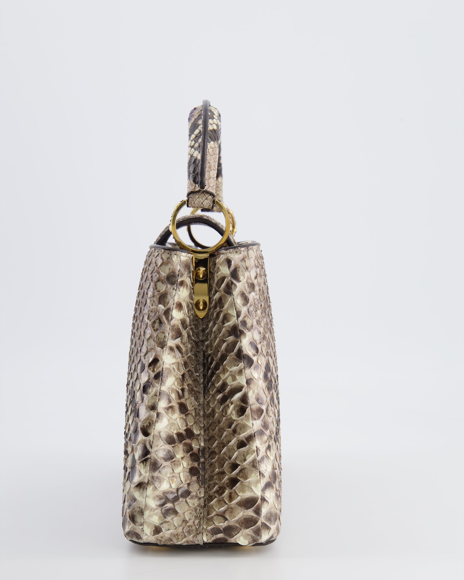 Louis Vuitton Python Capucines BB Bag with Gold Hardware | AlmaBagz - Image 6