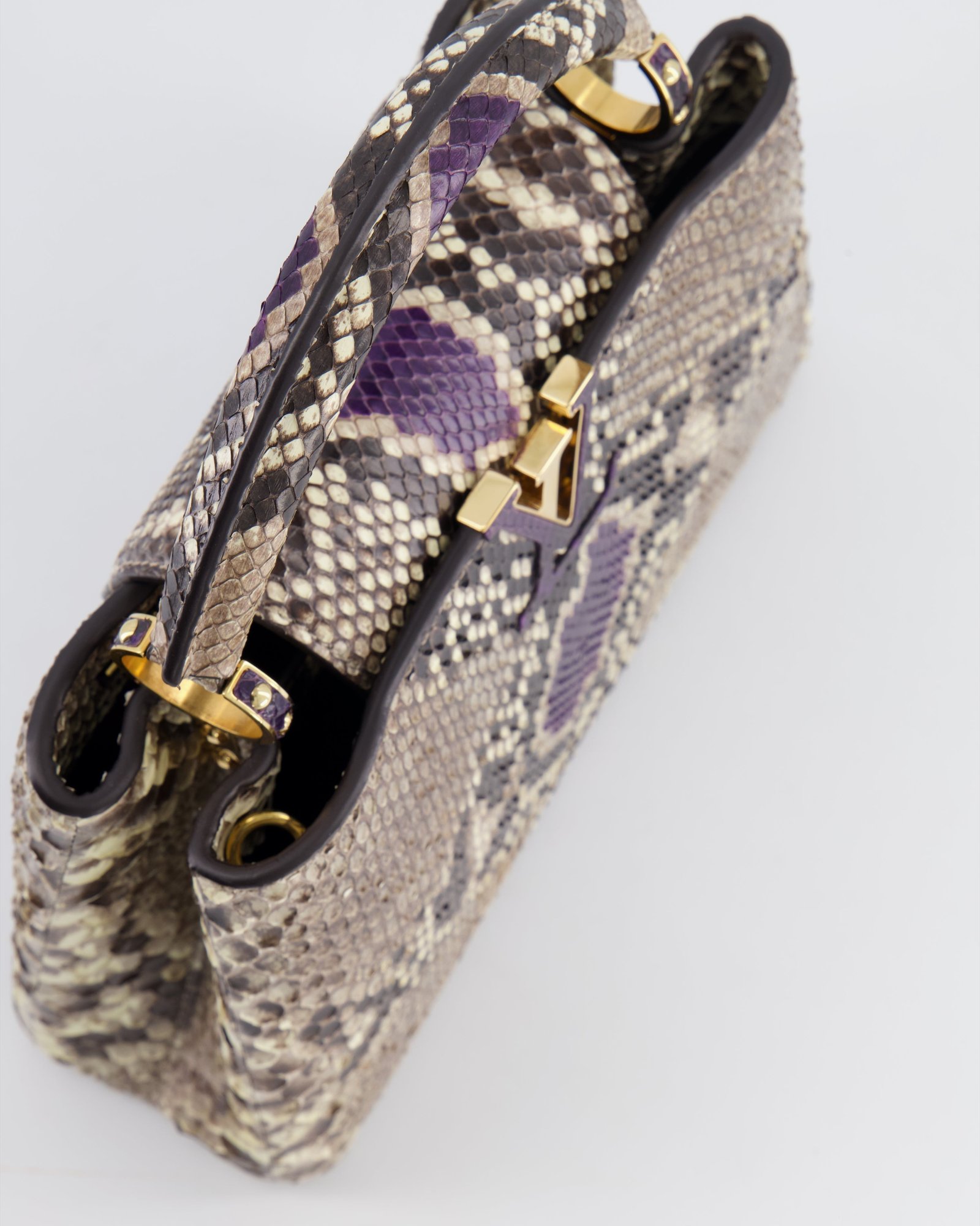 Louis Vuitton Python Capucines BB Bag with Gold Hardware | AlmaBagz - Image 2