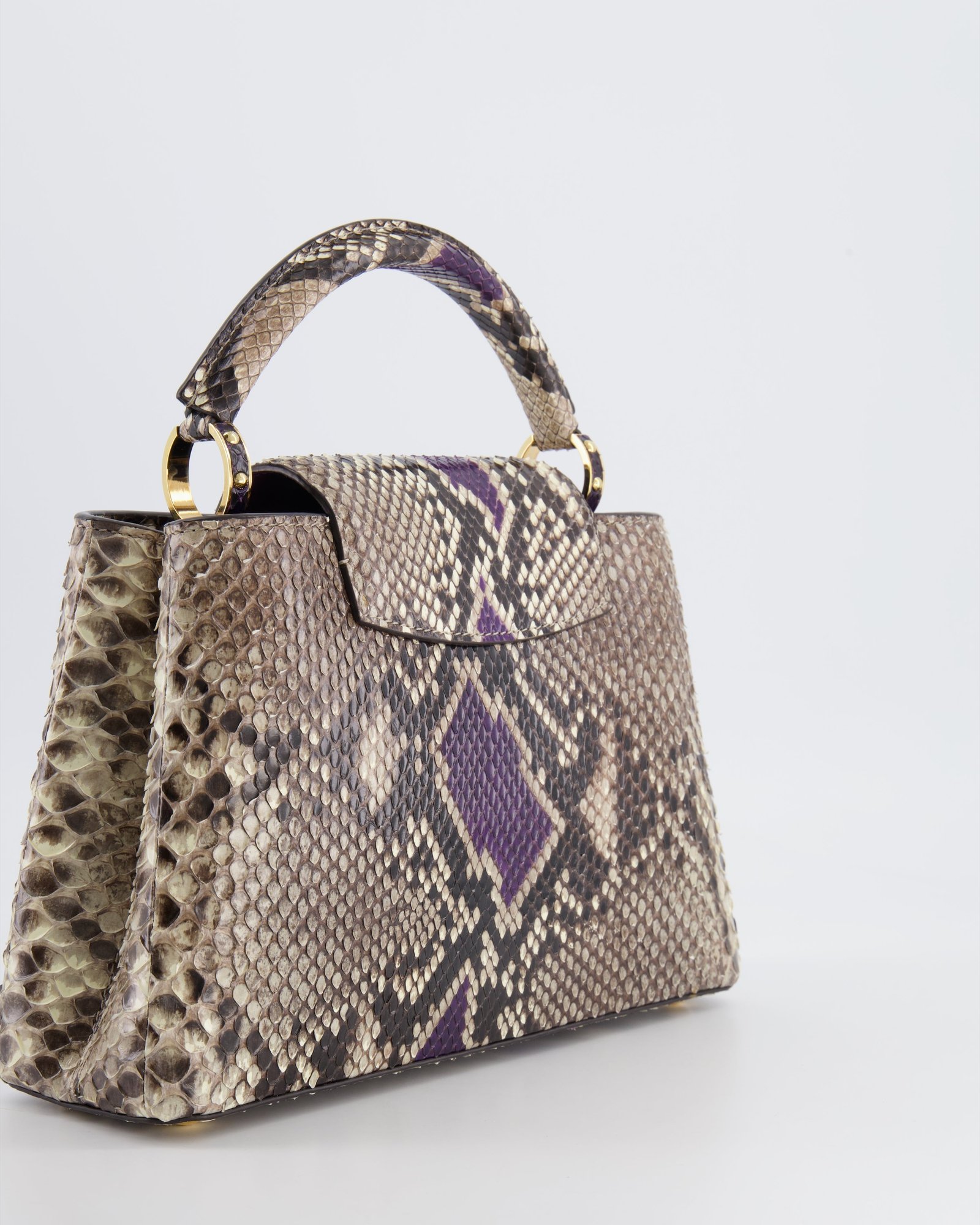 Louis Vuitton Python Capucines BB Bag with Gold Hardware | AlmaBagz - Image 11