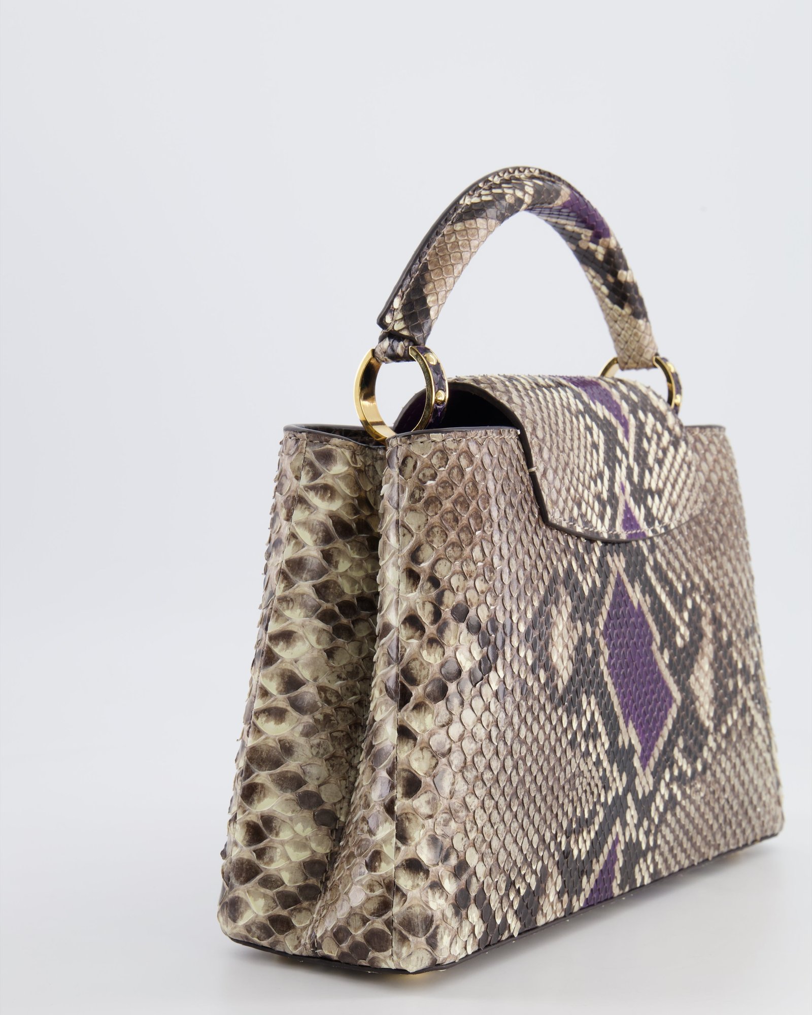 Louis Vuitton Python Capucines BB Bag with Gold Hardware | AlmaBagz - Image 13