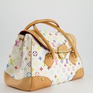 Louis Vuitton Monogram Multicolour Murakami Beverly GM Bag with Gold Hardware | AlmaBagz
