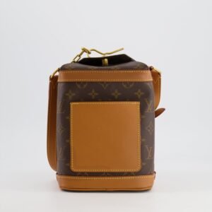 Louis Vuitton Brown Monogram Canvas Milk Box Bag with Gold Hardware | AlmaBagz