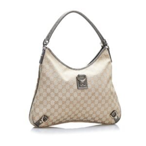 Gucci Abbey D-Ring Brown GG Canvas | AlmaBagz